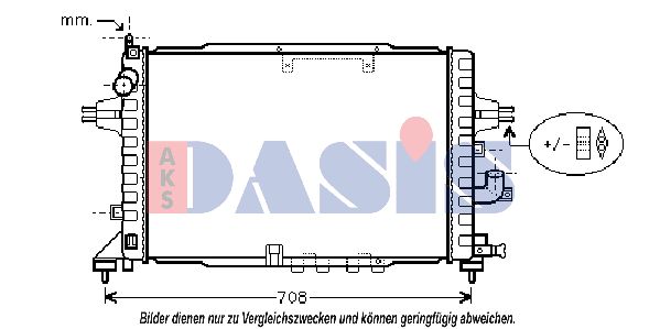 AKS DASIS Radiaator,mootorijahutus 150064N